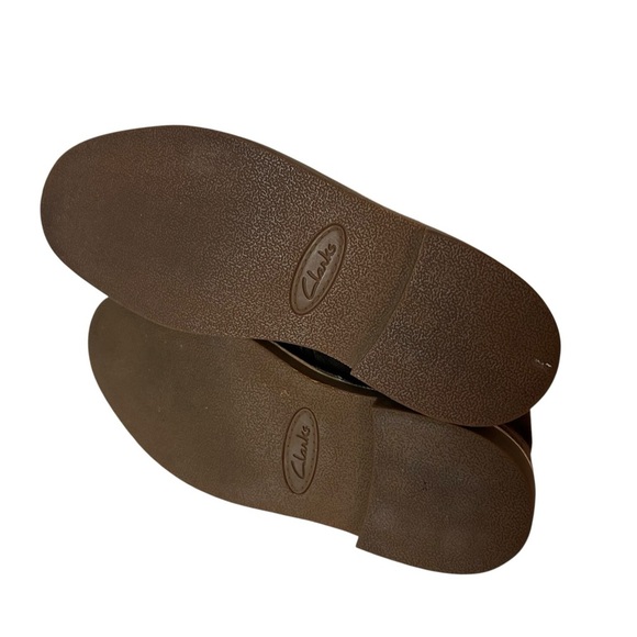 clarks mens bushacre 2 chukka boots Brown Suede Size 10 M - Picture 9 of 9